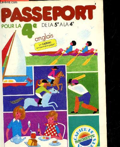 Passeport pour la 4eme - Anglais - de la 5e a la 4e - cahier de vacances