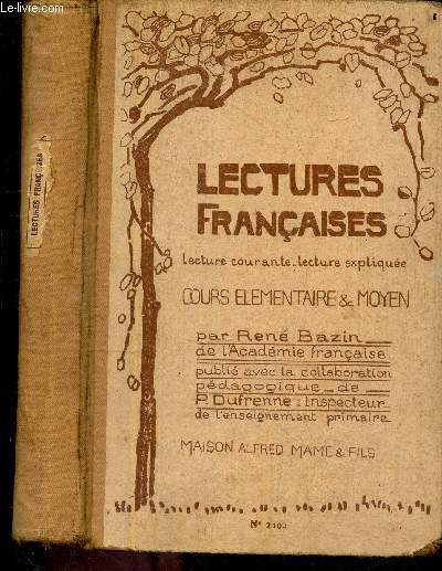 Lectures francaises - lecture courante, lecture expliquee - I - cours elementaires & moyen - il etait quatre petits enfants