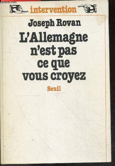 L'Allemagne n'est pas ce que vous croyez - Collection Intervention