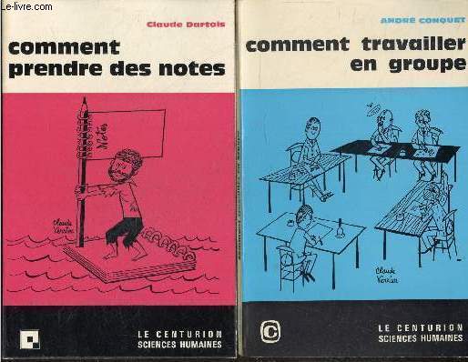 Comment travailler en groupe + Comment prendre des notes : lot de 2 ouvrages