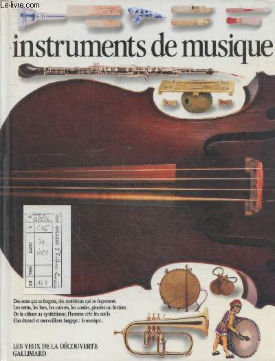 Instruments de musique - les yeux de la dcouverte n9