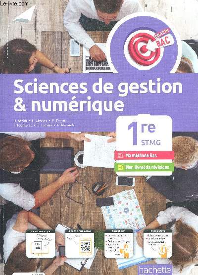 Sciences de gestion & numerique 1re STMG - ma methode bac + 1 livret 