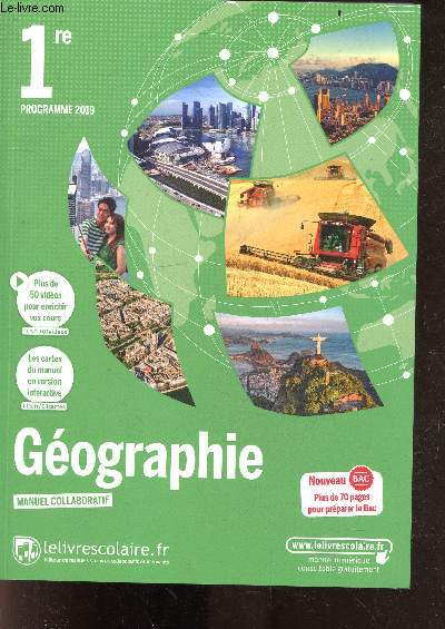 Gographie - 1re, programme 2019 - manuel collaboratif