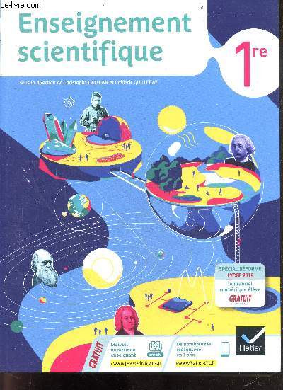 Enseignement scientifique 1re - special reforme lycee 2019 - Specimen