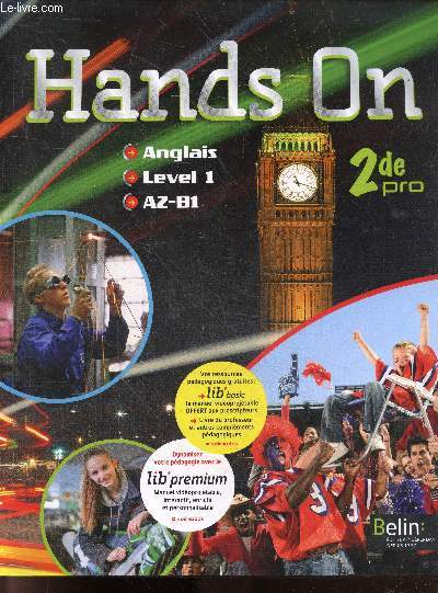 Hands on - Anglais 2de pro, Level 1, A2 / B1 - specimen + 1 CD AUDIO + 1 DVD
