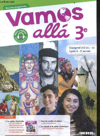 Vamos alla 3e - Espagnol LV2, A1+/A2, cycle 4, 3e annee - Nouveau Programme - Specimen