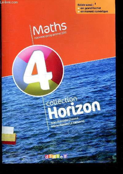 Maths - Nouveau programme 2011 - Collection Horizon - Specimen
