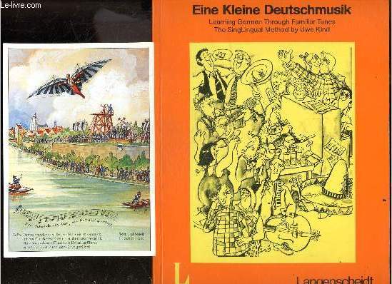 Eine Kleine Deutschmusik - Learning german through familiar tunes, the SingLingual method by Uwe Kind + 1 carte postale vierge 