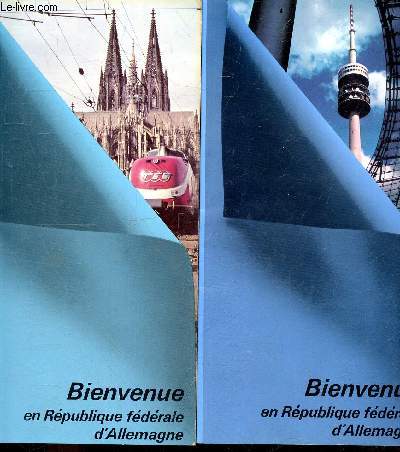 Bienvenue en Republique federale d'Allemagne- Lot de 2 ouvrages : edition 1973 + edition 1985