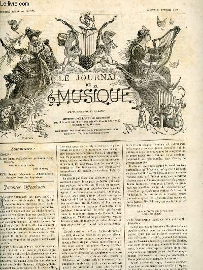 Le journal de Musique N228, samedi 9 octobre 1880- A ton bras, polka chantee, paroles de Henry Drucker, musique de Tony Rieffer- Lacques Offenbach- album anecdotique- nouvelles de partout9