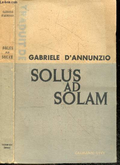 Solus ad solam - Journal d'un amour