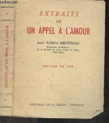 Extraits de Un appel a l'amour - Edition de 1938