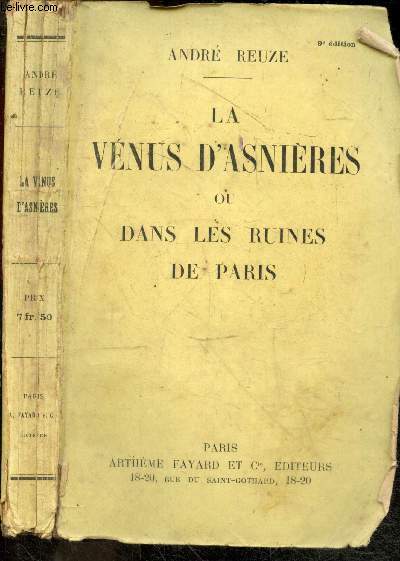 La venus d'Asnieres ou dans les ruines de Paris - 9e edition