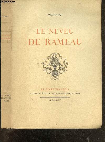 Le neveu de Rameau - Exemplaire N263/4000