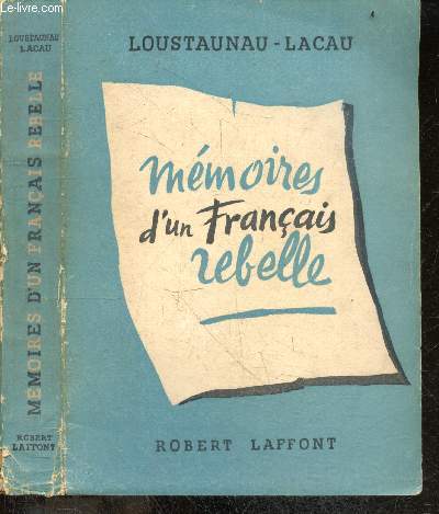Mmoires d'un francais rebelle 1914-48