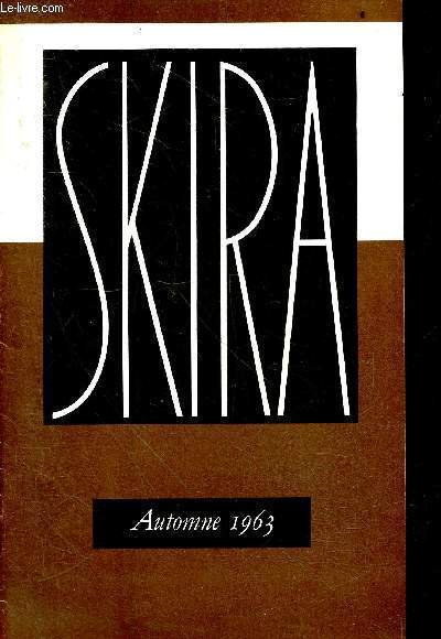 Skira - Automne 1963 - catalogue - La peinture a la francaise, la peinture de l'asie centrale, les tresors de venise, les tresors du vatican, chardin ...