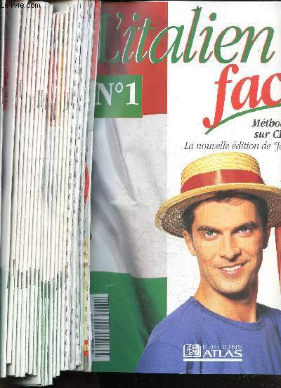 L'italien facile -21 volumes : Du N1 au N21 - Methode de langue sur CD et cassettes (CD et cassettte non inclus) - La nouvelle edition de 