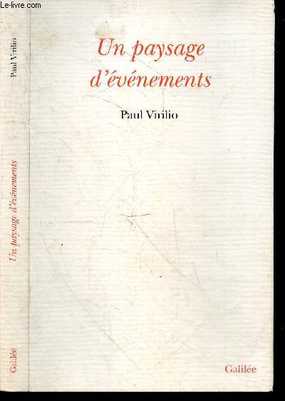 Un paysage d'vnements - Collection L'espace critique