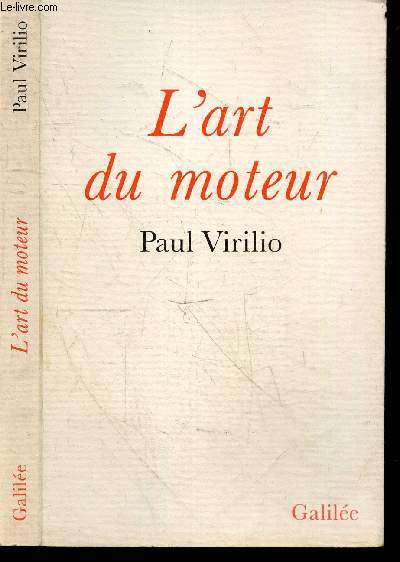L'art du moteur - Collection L'espace critique