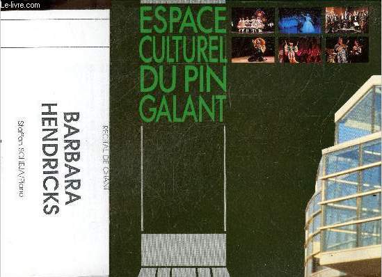 Espace culturel du Pin Galant, Merignac - Barbara Hendricks, staffan scheja : piano, Recital de chant - programme : schubert, wolf, faure, chausson, gounod, bizet - Mardi 17 mars
