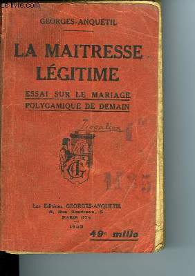 LA MAITRESSE LEGITIME