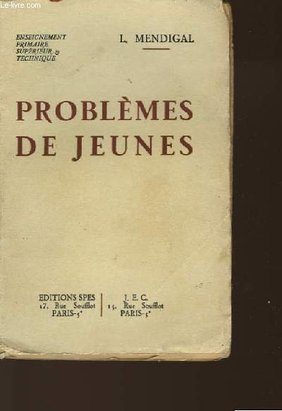 PROBLEMES DE JEUNES