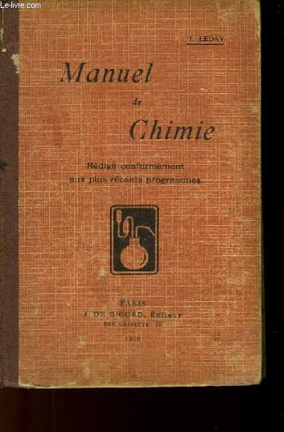 MANUEL DE CHIMIE