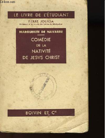 COMEDIE DE LA NATIVITE DE JESUS CHRIST