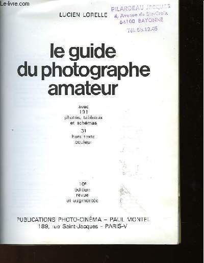 LE GUIDE DU PHOTOGRAPHIE AMATEUR