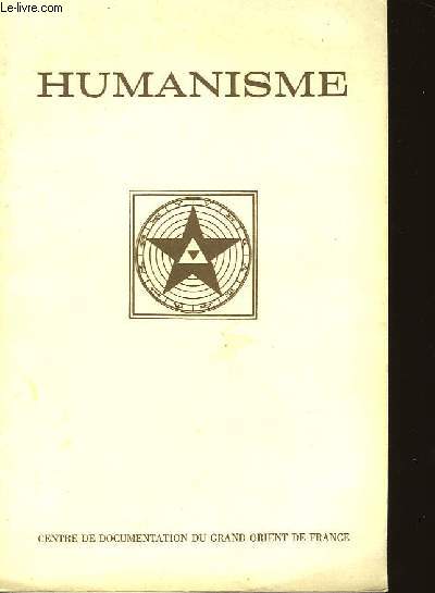 HUMANISME - BULLETIN N81-82 - JUILLET-OCOTRE 1970