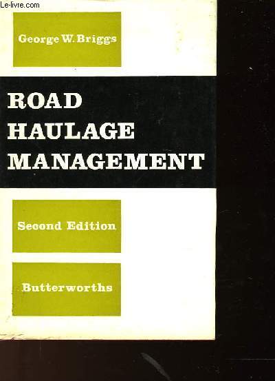 ROAD HAULAGE MANAGEMENT