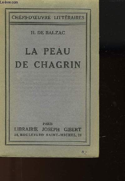 LA PEAU DE CHAGRIN