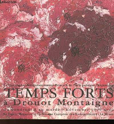 EXPOSITION TEMPS FORTS - 5 AU 9 NOVEMBRE 1999