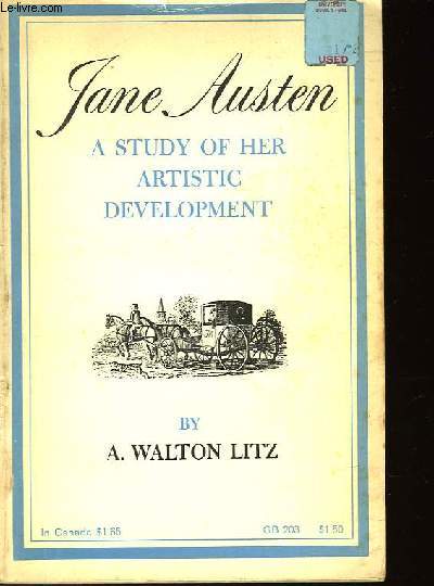 AUSTEN JANE A STUDY OF HER ARTISTIC DEVELOPMENT