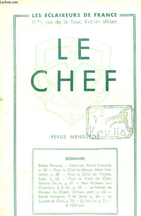 LE CHEF N 233 MRS 1943