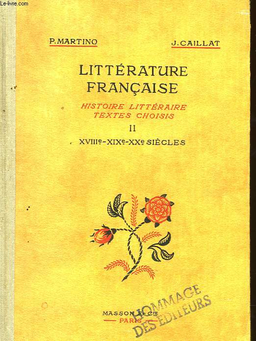 LITTERATURE FRANCAISE