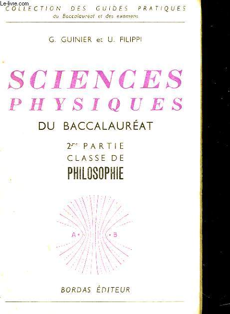 SCIENCES PHYSIQUES DU BACCALAUREAT