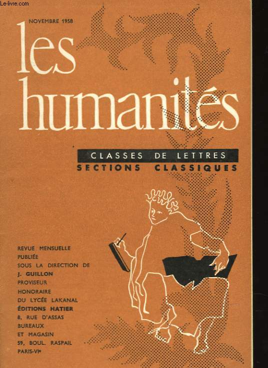 LES HUMANITES CLASSES DE LETTRES - SECTION CLASSIQUE