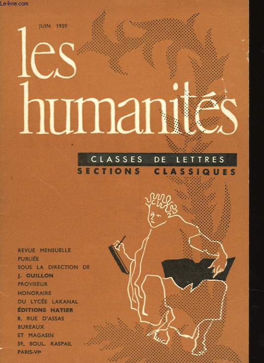 LES HUMANITES N347 - CLASSES DE LETTRES - SECTIONS CLASSIQUES