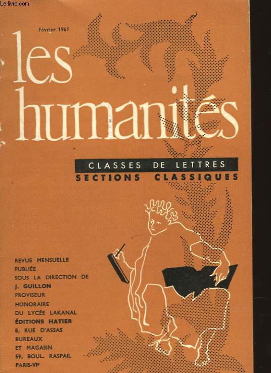 LES HUMANITES N363 - CLASSES DE LETTRES - SECTIONS CLASSIQUES