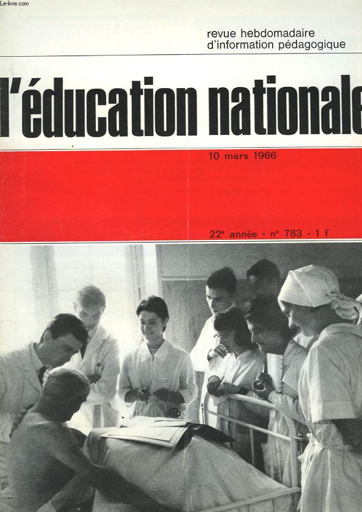 L'EDUCATION NATIONALE N783