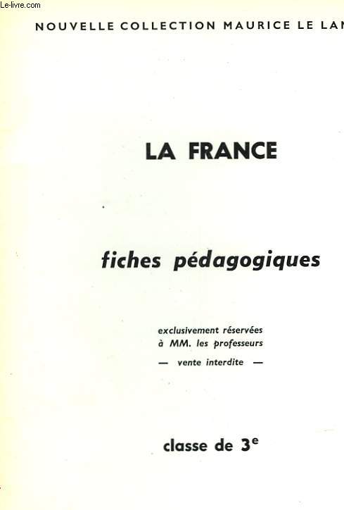LA FRANCE - CLASSE DE 3