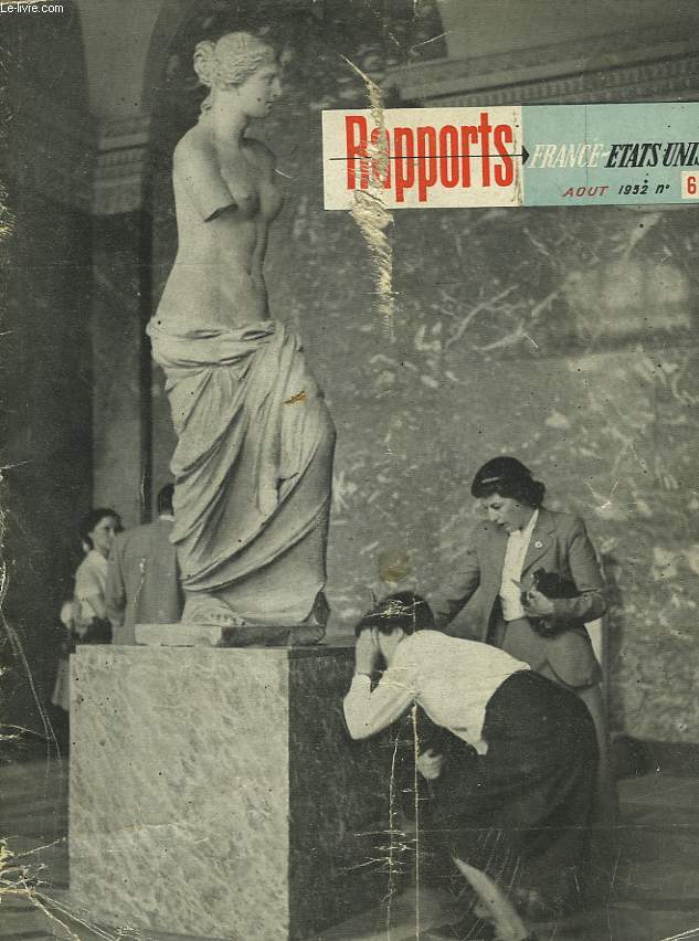 RAPPORTS FRANCE - ETATS-UNIS - COLLECTIF - 1952 - Afbeelding 1 van 1