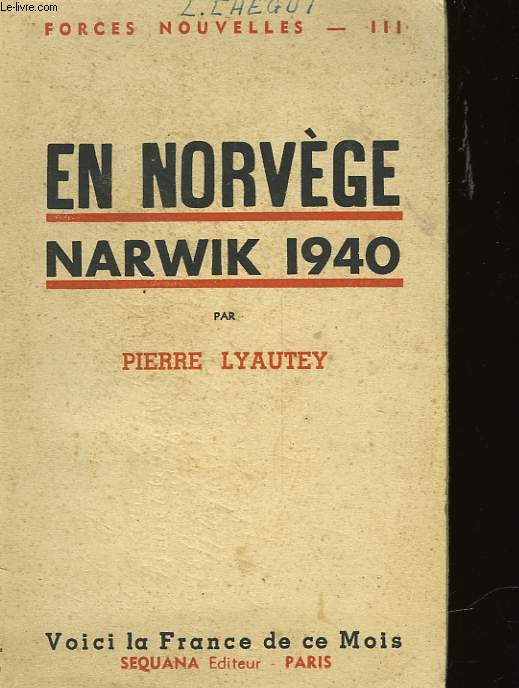 EN NORVEGE NARWIK 1940