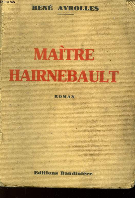 MAITRE HAIRNEBAULT
