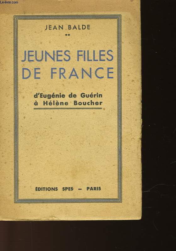 JEUNE FILLES DE FRANCE