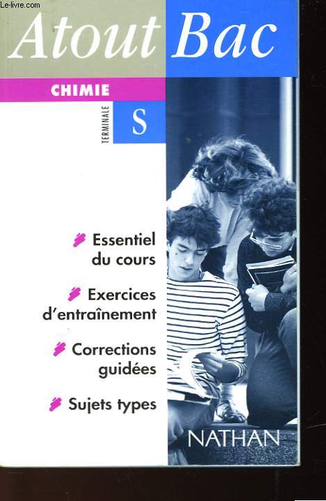 ATOUT BAC - CHIMIE - TERMINALE S