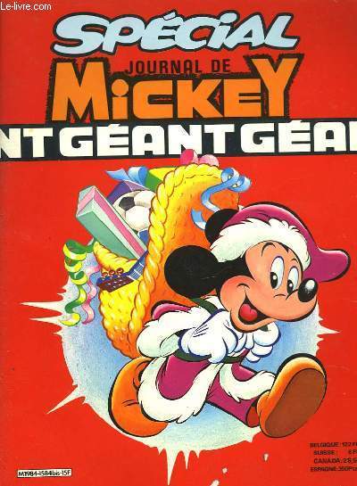 SPECIAL JOURNAL DE MICKEY NT GEANT GEANT N1584BIS