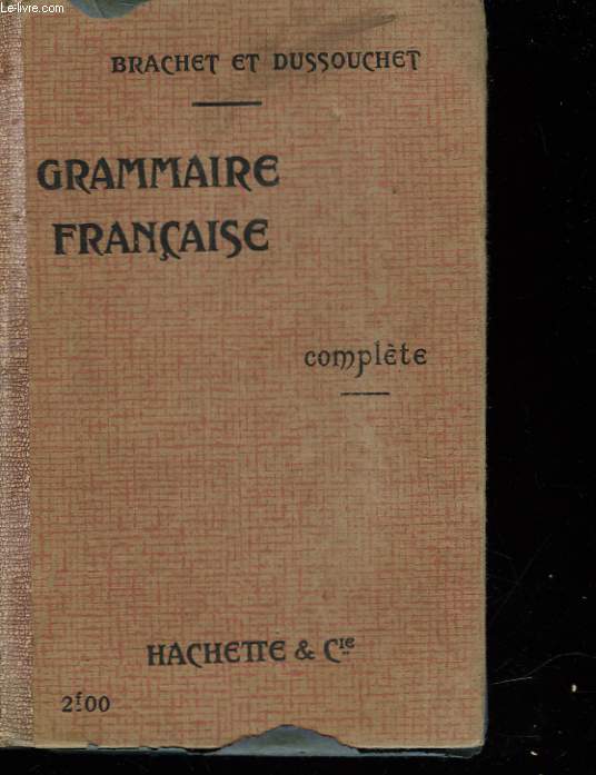 GRAMMAIRE FRANCAISE COMPLETE
