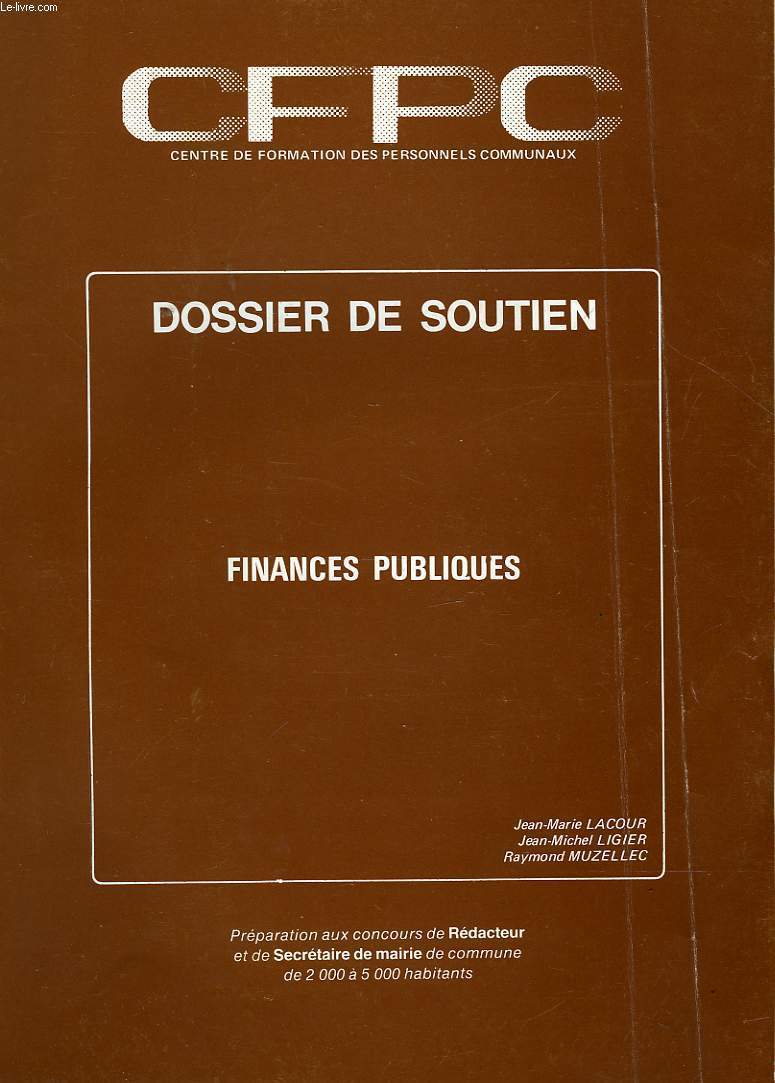 DOSSIER DE SOUTIEN